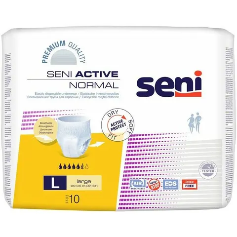 Seni Active Inkontinenzpants normal L 10 St Windeln – Bild 2