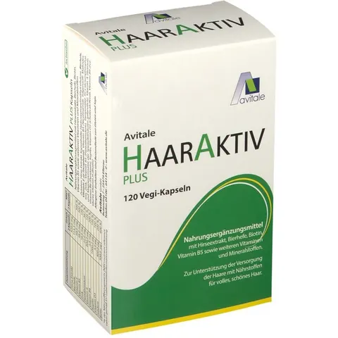 Avitale Haaraktiv Plus Vegi Kapseln – Bild 2