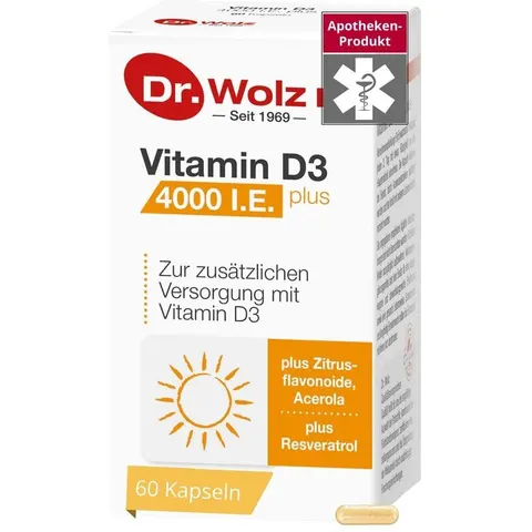 Vitamin D3 4000 I.E. plus 60 St Kapseln – Bild 3