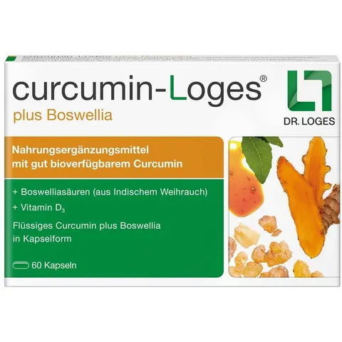 Curcumin-Loges plus Boswellia Kapseln 60 St – Bild 2