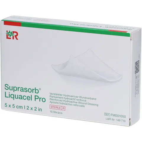 Suprasorb Liquacel Pro 5x5 cm Kompressen – Bild 2