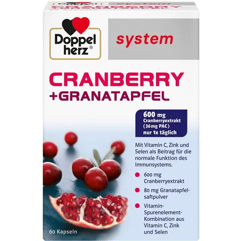 Doppelherz Cranberry + Granatapfel system Kapseln – Bild 2
