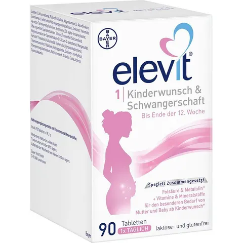 Elevit 1 Kinderwunsch & Schwangerschaft Tabletten – 006247 – Bild 2
