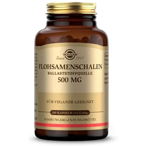 Solgar Flohsamenschalen 500 mg Kapseln – Bild 2