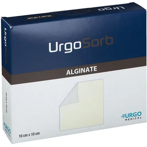 Urgosorb 10x10 cm Kompressen 20 St – Bild 2