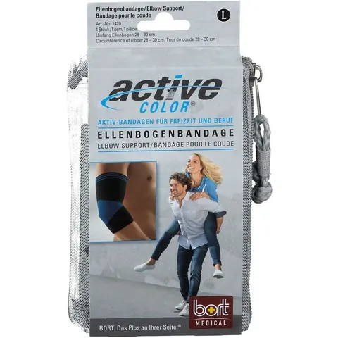 Bort Activecolor Ellenbogenbandage L schwarz – Bild 2