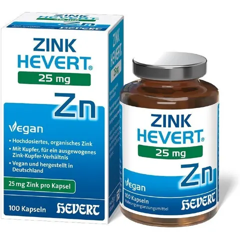 Zink Hevert 25 Mg Kapseln – Bild 2
