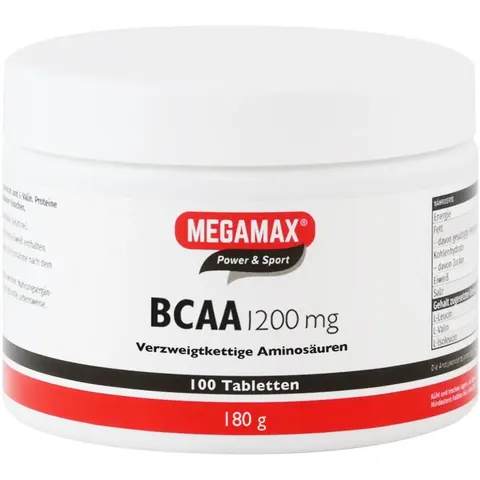 Bcaa 1200 mg Megamax Tabletten – Bild 2