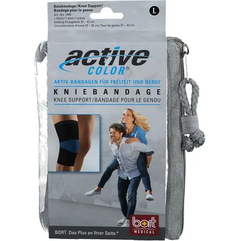 Bort Activecolor Kniebandage large schwarz – Bild 2