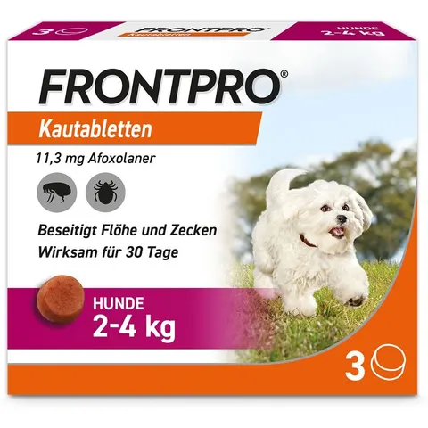 FRONTLINE FRONTPRO Kautabletten Hund 2-4 kg – Bild 2