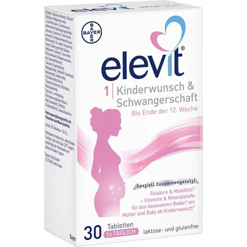 Elevit 1 Kinderwunsch & Schwangerschaft Tabletten – 006230 – Bild 2