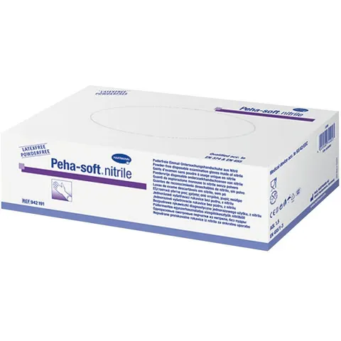 Peha Weiche Nitrilhandschuhe 100 Einheiten S – Bild 2