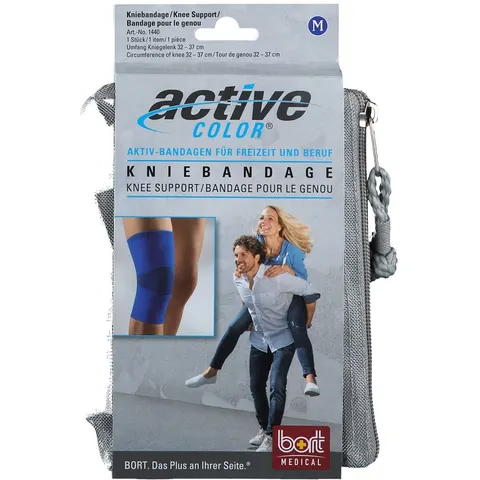 Bort Activecolor Kniebandage medium blau – Bild 2