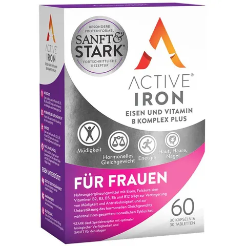 Active Iron Eisen und Vitamin B Komplex plus – Bild 2