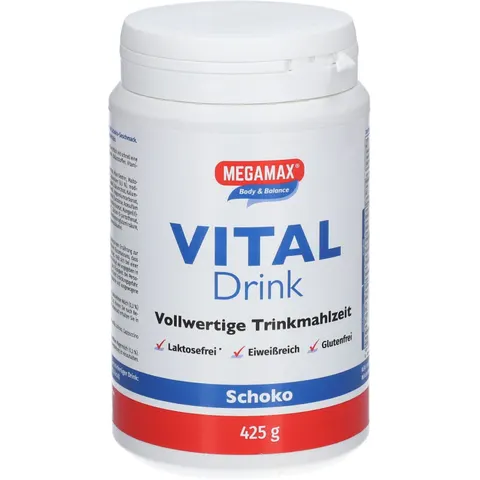 Megamax Vital Drink Schoko Pulver – Bild 2