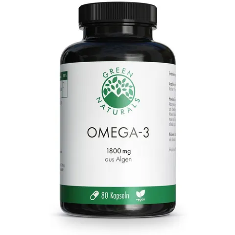 GREEN NATURALS OMEGA-3 80 St Kapseln – Bild 2
