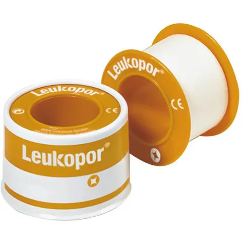 Leukopor 5 cmx5 m 6 St Pflaster – Bild 2