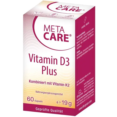 META CARE Vitamin D3 Plus 60 St Kapseln – Bild 2