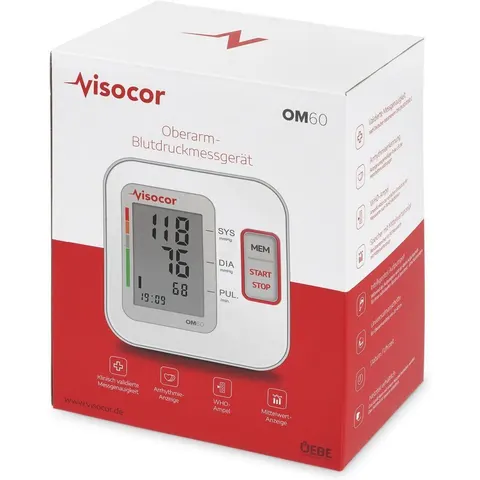Visocor Oberarm Blutdruckmessgerät OM60 – Bild 3