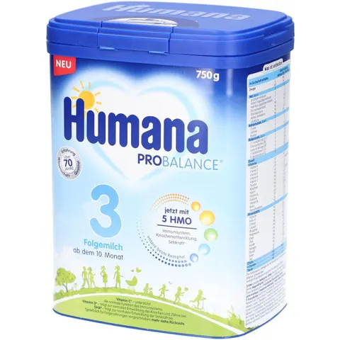 Humana Probalance Folgemilch 3 M.5hmo Pulver – Bild 3