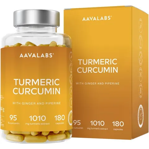 Aavalabs Curcumin+piperin Vegan Kapseln – Bild 2