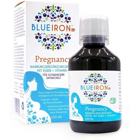 Blueiron Eisen Pregnancy + Folsäure Liquid – Bild 4