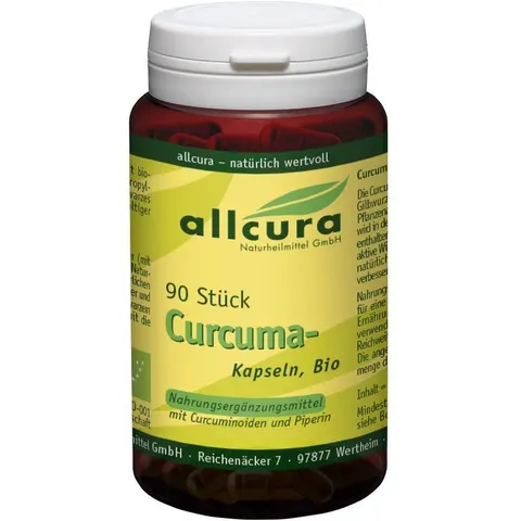 allcura Curcuma Kapseln Bio – Bild 3