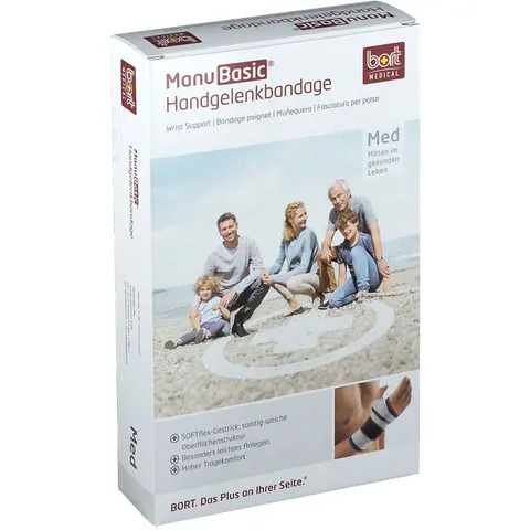 Bort Manubasic Bandage links medium silber – Bild 2