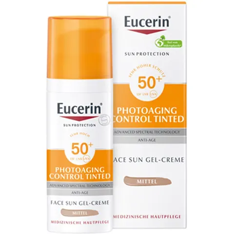 Eucerin Sun Photoaging Control Face CC Creme Mittel LSF 50+ – Bild 3