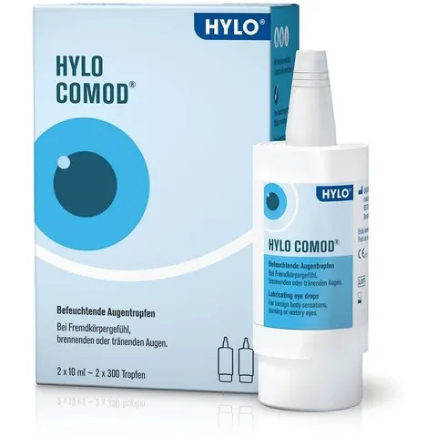 Hylo-Comod Augentropfen 2x10 ml – Bild 2
