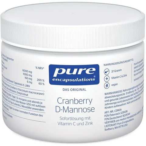 Pure Encapsulations Cranberry D-Mannose Pulver – Bild 4