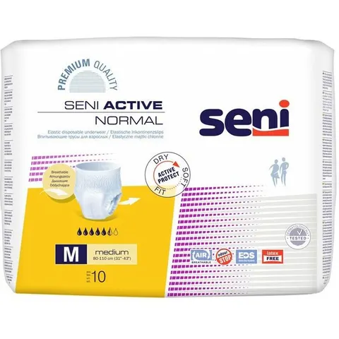Seni Active Inkontinenzpants normal M 10 St Windeln – Bild 2