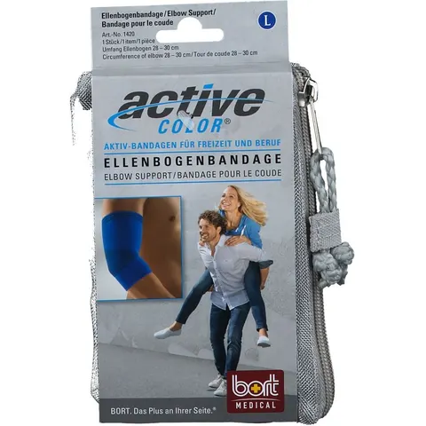 Bort Activecolor Ellenbogenbandage large blau – Bild 2