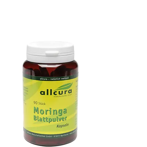 allcura Moringa Blattpulver Kapseln – Bild 2