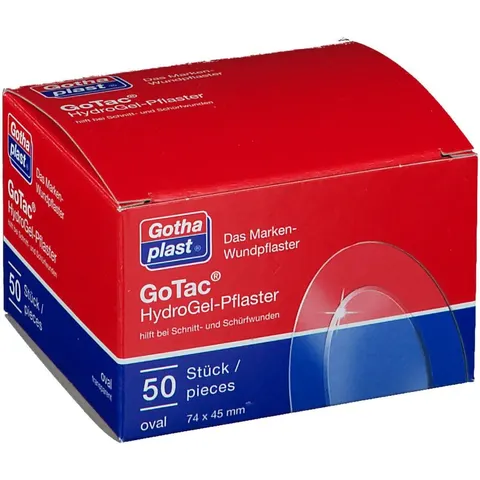 Gotac Hydrogel-pflaster 74x45 mm oval – Bild 2