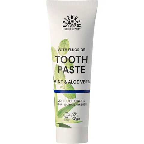 75ml URTEKRAM Tooth Paste Mint & Aloe Vera With Fluoride – Bild 2