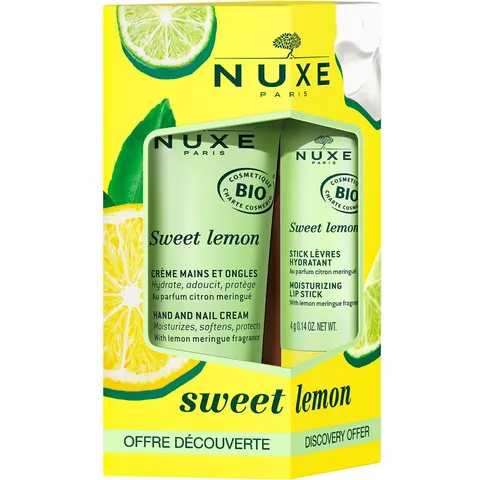 Nuxe Set 24 Sweet Lemon Lippenstift + Handcreme – Bild 2