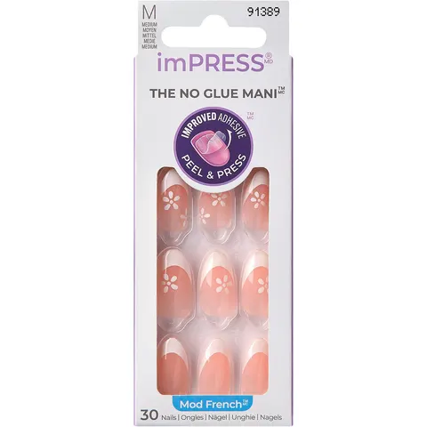 Kiss imPRESS Nails Fearless – Vit – Bild 2