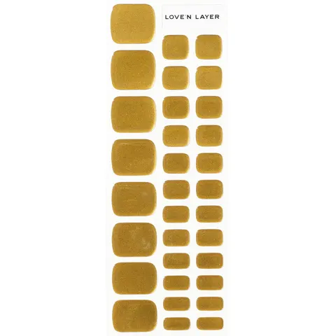 Love'n Layer Metallic Toe Shiny Gold – Guld – Bild 2