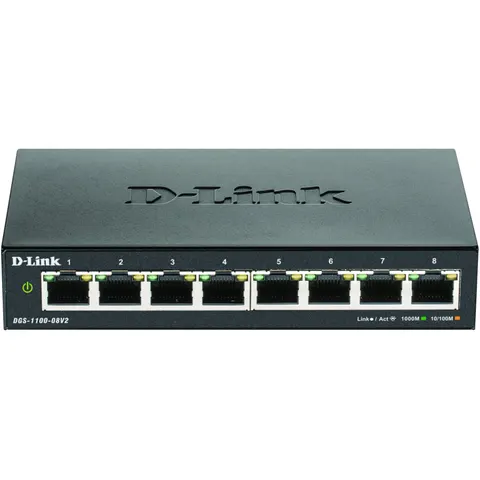 D-LINK DGS-1100-08V2 – Schwarz – Bild 4