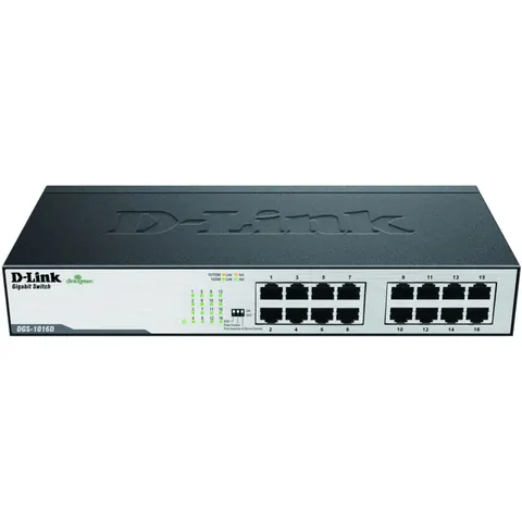 D-LINK DGS-1016D – Schwarz – Bild 4