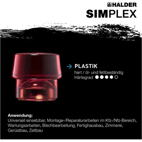 Halder Schonhammer Simplex D 60 mm hart (3206.060) – Bild 2