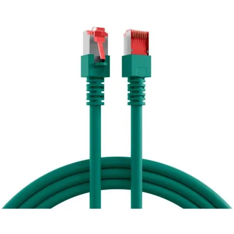 RJ45 Patchkabel Cat.6 S/FTP LSZH, grün 2m – Bild 2