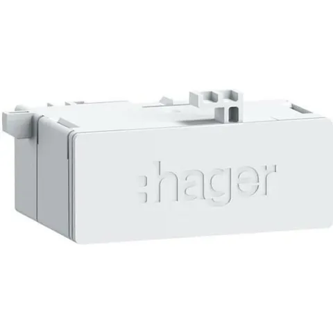Hager RJ45-Buchse Patch 180°IP20 CAT6A ZZ45WAN2PP) – Bild 2