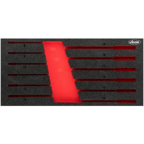 VIGOR Weichschaum-Einlage, leer V5077-L) – Bild 2