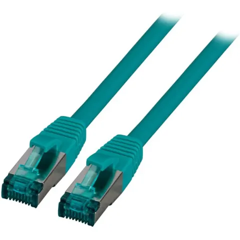 RJ45 Patchkabel Cat.6A S/FTP LSZH, grün 0,5m – Bild 2