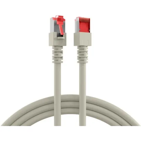 RJ45 Patchkabel Cat.6 S/FTP LSZH, grau 15m – Bild 2