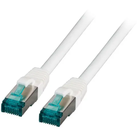 RJ45 Patchkabel Cat.6A S/FTP LSZH, weiß 3m – Bild 2