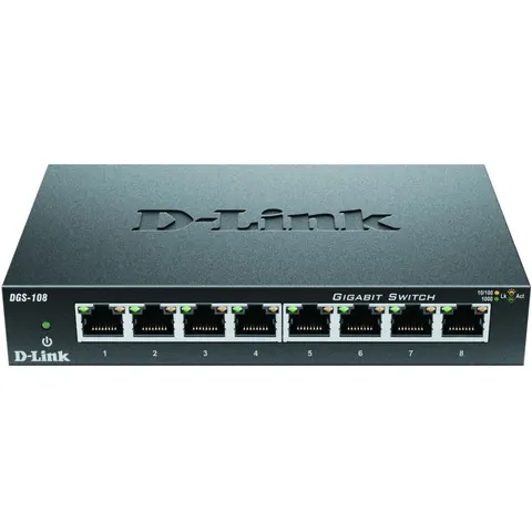 D-LINK DGS-108 – Schwarz – Bild 4