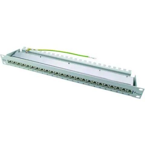 Telegärtner PatchPanel MPP24-HS Cat.6A RAL 7035 100007016) – Bild 2
